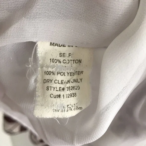 Trina Turk Tiered A-Line Skirt Brown/White Size 0 - Picture 7 of 8